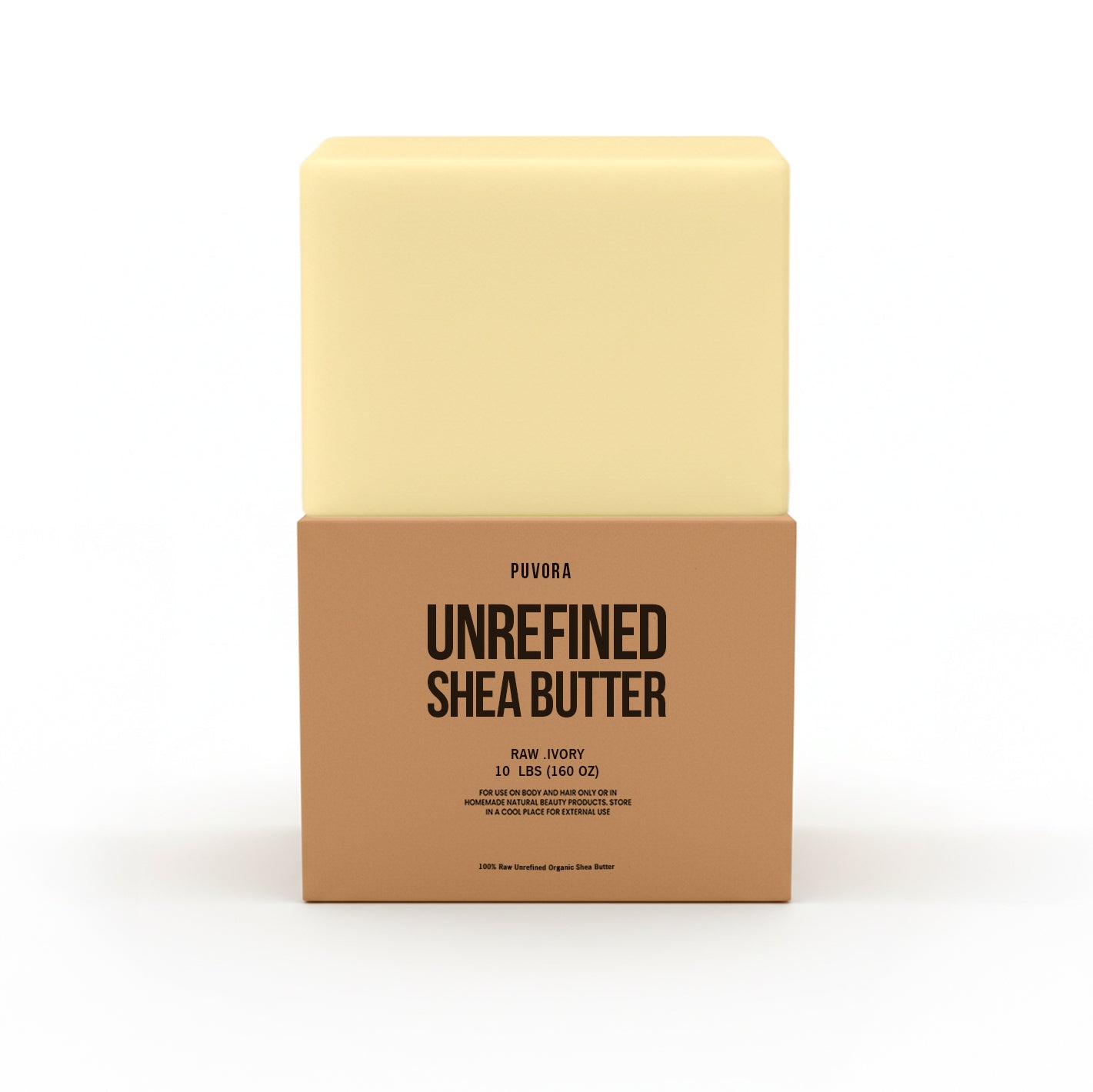 Unrefined Shea Butter 10lb. Block ( wholesale )