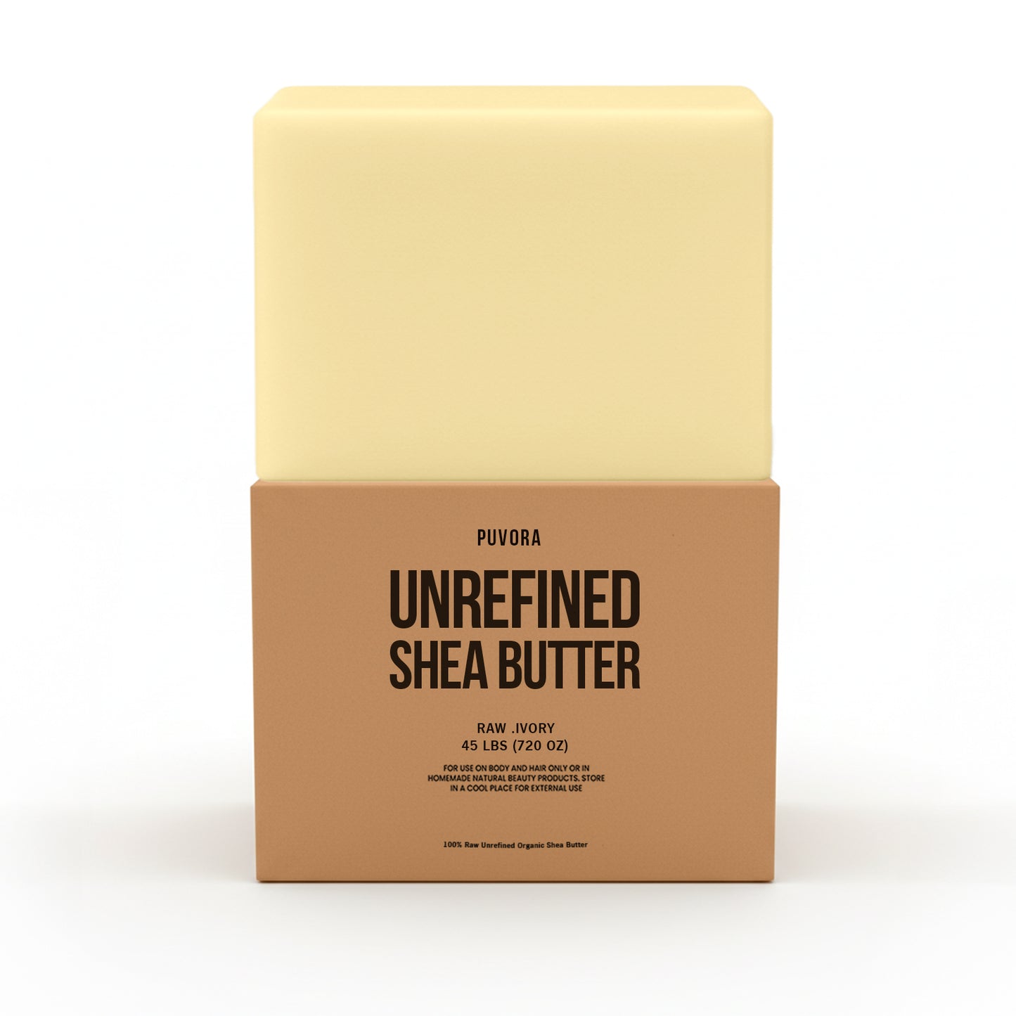Unrefined Shea Butter 45lb. Block ( wholesale )