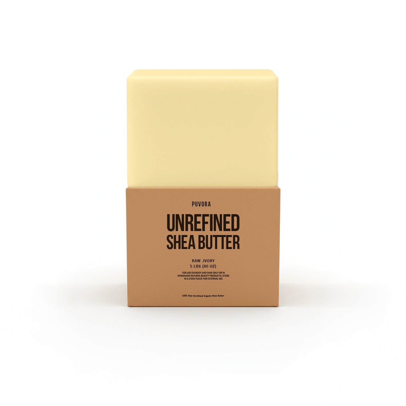 Unrefined Shea Butter 5lb. Block ( wholesale )